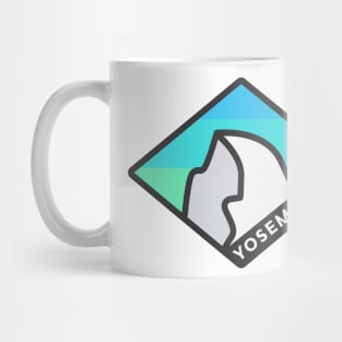 Yosemite National Park Badge Mug